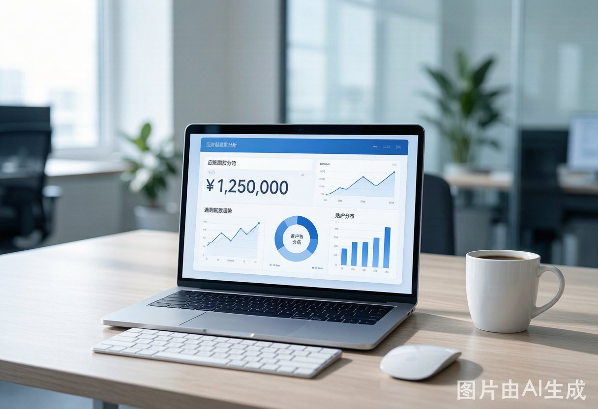 用友T+轻松实时管控应收余额，与糊涂账说拜拜